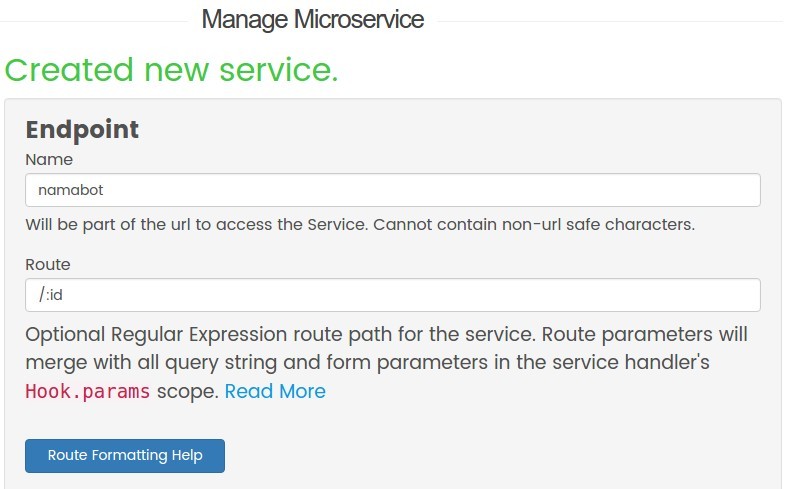 Basic Information Hook.io